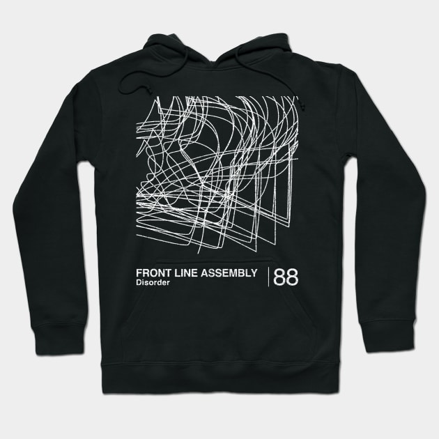 Disorder / Minimalist Graphic Design Artwork Hoodie by saudade